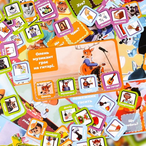 Настільна гра "Майстри речень" (укр) (Strateg)