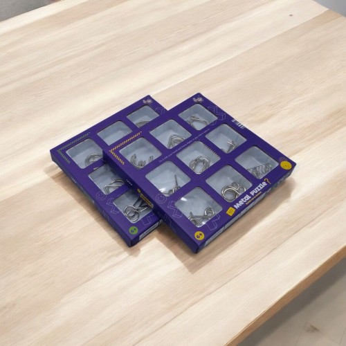 Іграшка "Металеві головоломки", 9 штук (вид 2) (MiC)