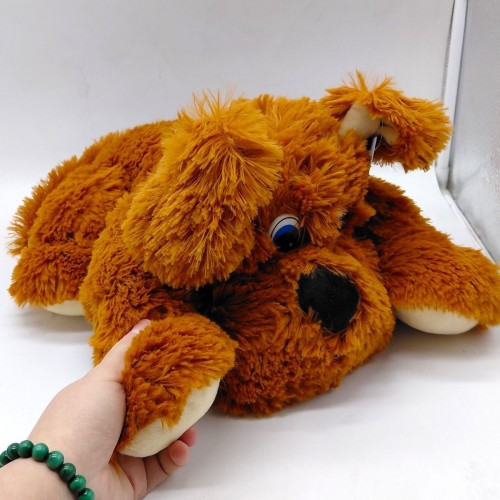 Мʼяка іграшка "Песик Тімон", 38 см (КОРИЧНЕВИЙ) (Nikopol)