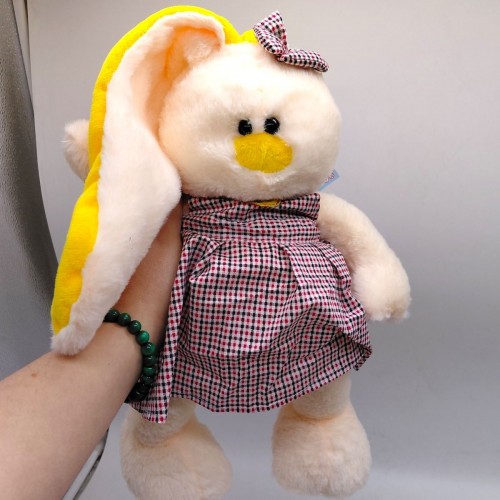 Мяка іграшка Зайка Соня 35 см (КРЕМОВА) (Nikopol)