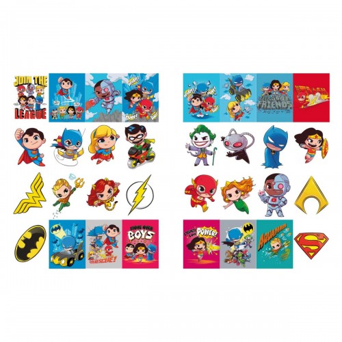 Книжка-раскраска со стикерами "Super Friends" (Ідейка)