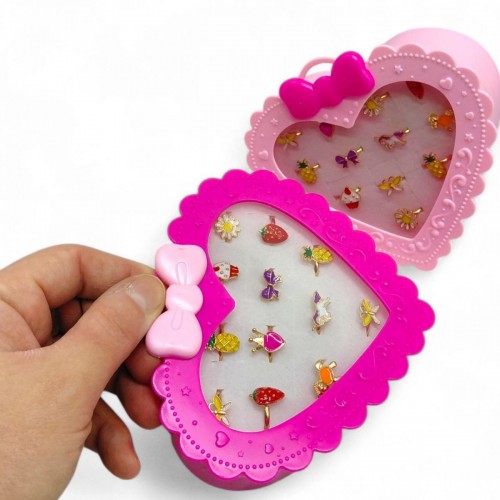 Набір дитячих кілечок Казковий настрій (РОЖЕВИЙ) (MiC)