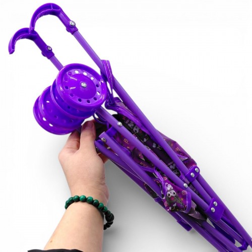 Візок-тростина для ляльок (МАЛИНОВИЙ) (MiC)