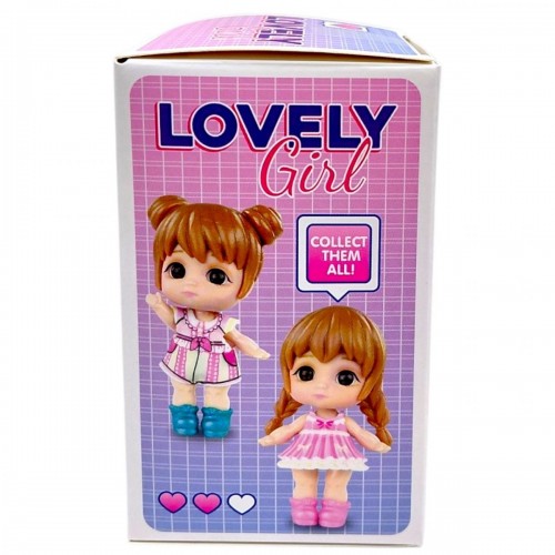 Лялька-сюрприз Lovely Girl, 7 см, імітація скляних очей, аксесуари (мікс видів) (MiC)
