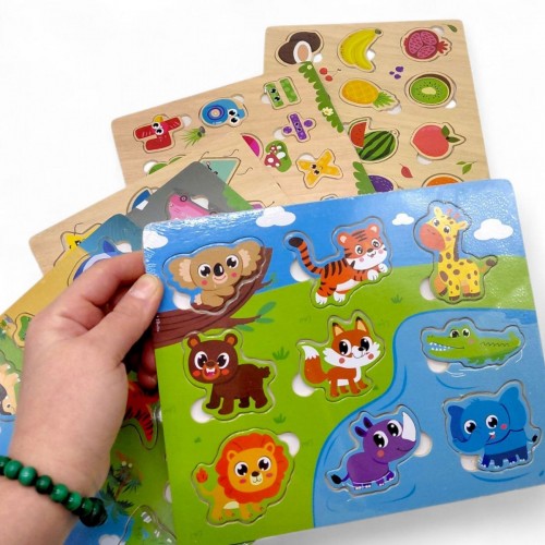 Вкладыши деревянные, 22,5х18 см (Цифры) (MiC)