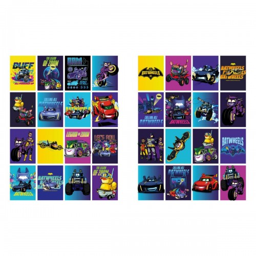 Книжка-раскраска со стикерами - Batman: Batwheels (Ідейка)