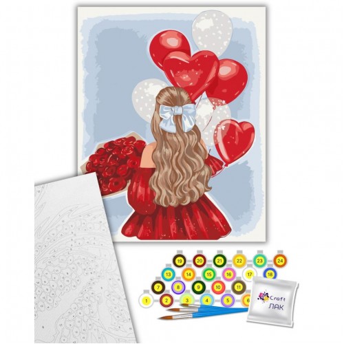 Картина за номерами "Подарунки від коханого" 40x50 см (art craft)