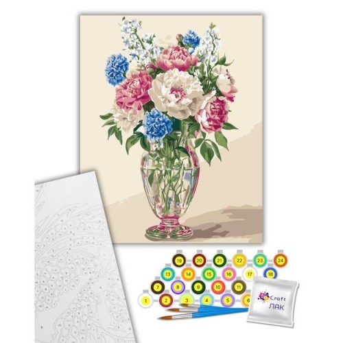 Картина по номерам "Букет полевых цветов" 40х50 см (art craft)