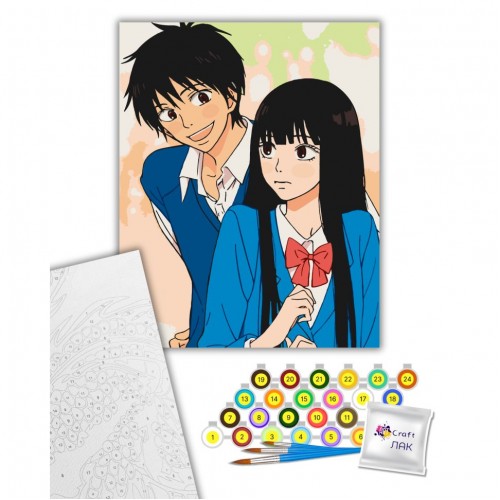Картина по номерам "Аниме. Достучаться до тебя" 40х50 см (art craft)