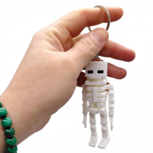 Брелок 3d друк "Minecraft: Skeleton" (MiC)