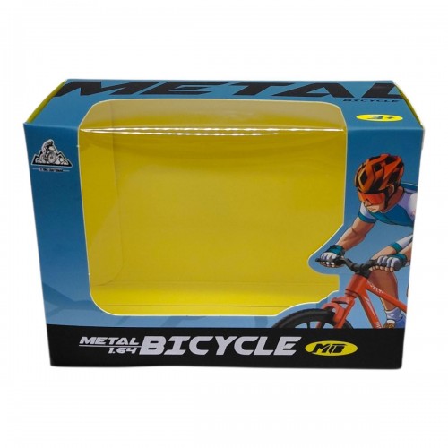 Велосипед металевий в коробці р.13x5,4x9,4см (ЧОРНИЙ) (MiC)