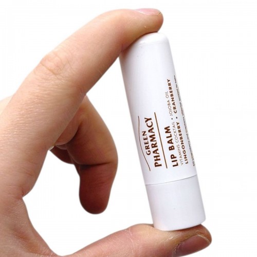 Бальзам для губ "Green Pharmacy" 3,6г вітамінний брусниця та журавлина (Green Pharmacy)