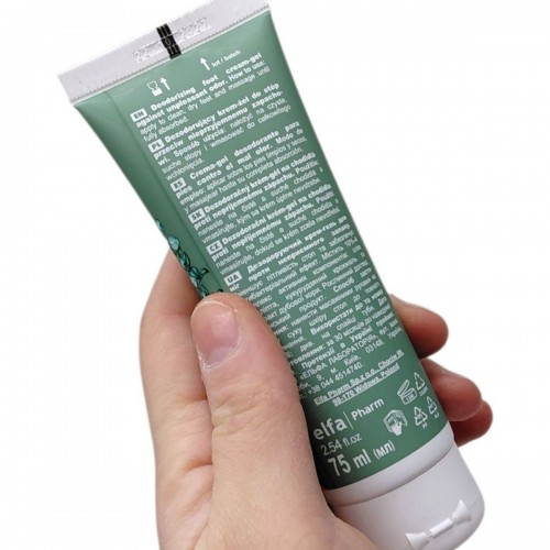 Крем-гель для ніг "Green Pharmacy" 75 мл, дезодоруючий, проти неприємного запаху (Green Pharmacy)