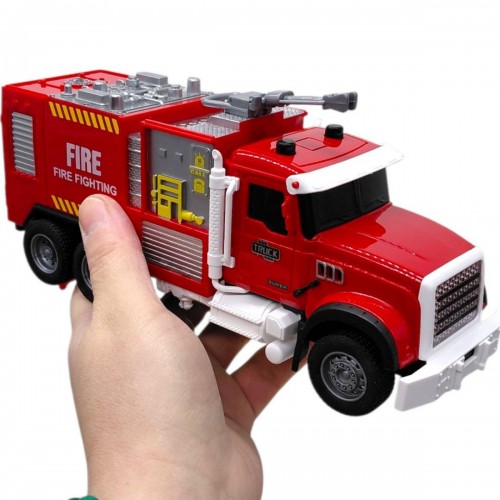 Машина інерційна "Пожежна" озвучена, зі світлом, з паром (в коробці 24x9,5x13 см) (ВИД 2) (YG Toys)