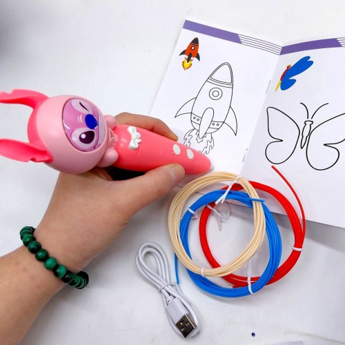 3D ручка Стіч (РОЖЕВИЙ) (MiC)