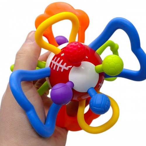 Брязкальце "Розвиваючий мʼяч" для малюків (HUANGER)