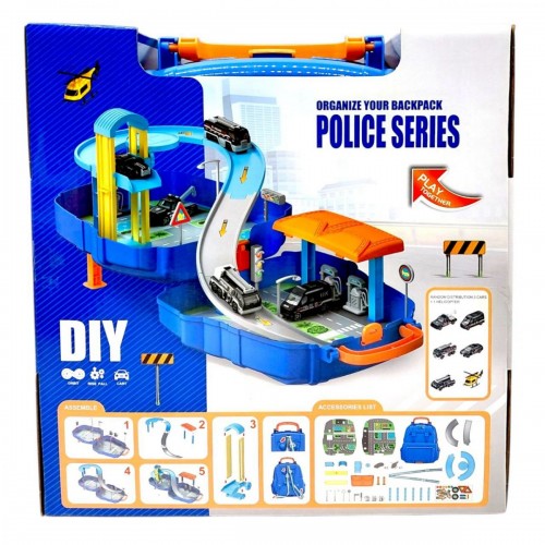 Набір ігровий "Поліцейська парковка" у валізі (YOUJIAXIN)