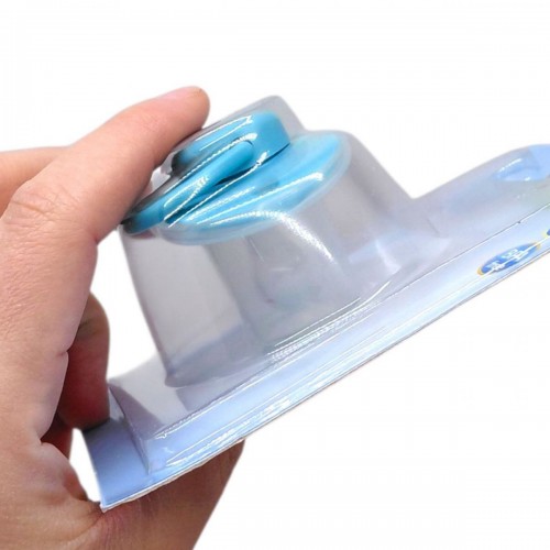 Пустышка силиконовая круглая (от 6 до 12 мес) (БИРЮЗОВАЯ) (Lindo)