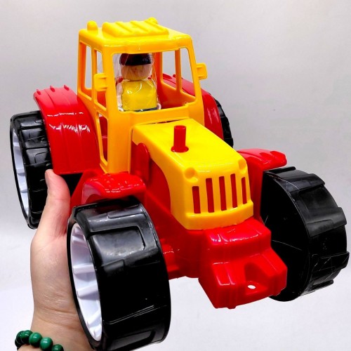 Трактор пластиковий BAMS 007/6 (СІРИЙ/СИНІЙ) (Bamsik)