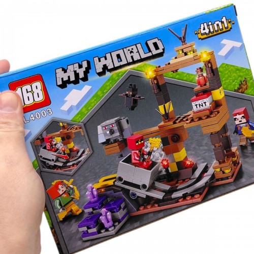 Конструктор "MINECRAFT" 168 элементов (ВИД 4) (168)