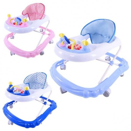 Ходунки музичні з брязкальцями (БЛАКИТНІ) (MiC)