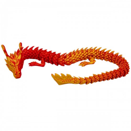 Іграшка рухлива 3D "Дракон" 46г 45см (мікс) (MiC)