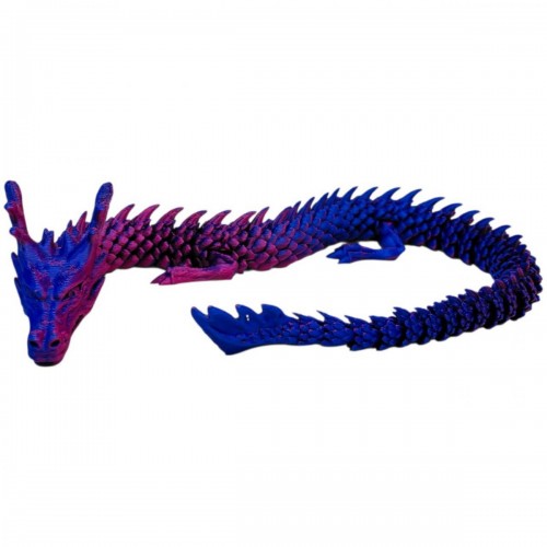 Іграшка рухлива 3D "Дракон" 46г 45см (мікс) (MiC)