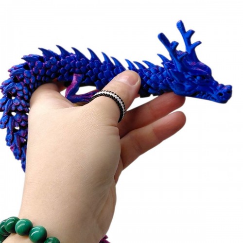 Іграшка рухлива 3D "Дракон" 46г 45см (мікс) (MiC)