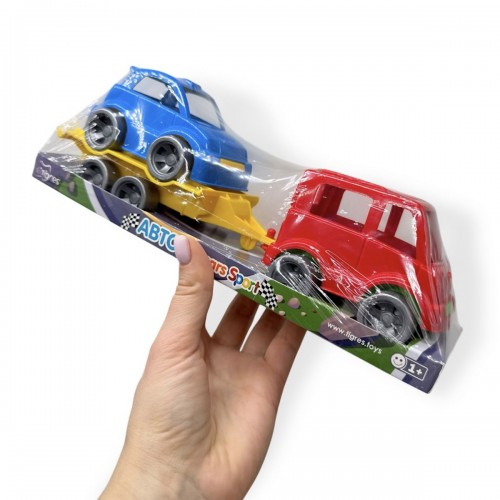 Набор авто Kid cars Sport (автобус красный + синяя машинка) (TIGRES)