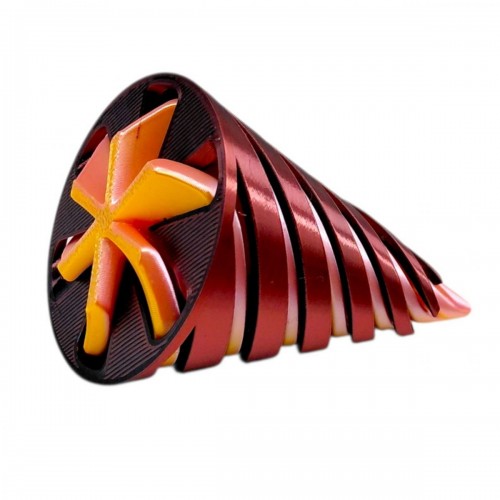 Іграшка рухлива 3D "Конус спіральний" 55г (мікс) (MiC)