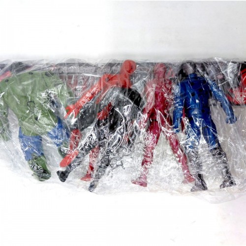 Набір героїв 3099-19 (120/2) 5 фігурок, підсвічування на грудях, середня висота 17 см, рухливі кінцівки та голова, ТРАНСПОРТУВАЛЬНЕ ПАКУВАННЯ - ПАКЕТ (МІС)