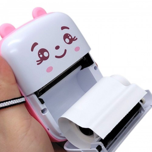 Портативний принтер із термодруком Bluetooth Hand Mini Printer (РОЖЕВИЙ) (MiC)