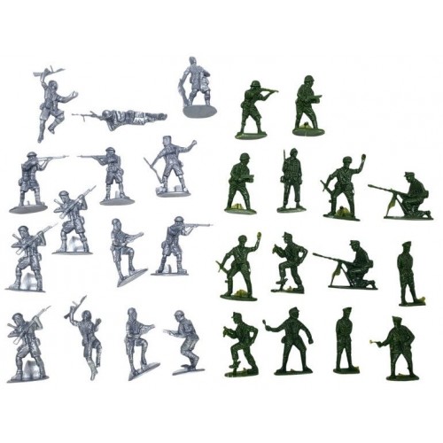 Военный игровой набор "Пехота №2" (комплект пластиковых фигурок) (Colorplast)