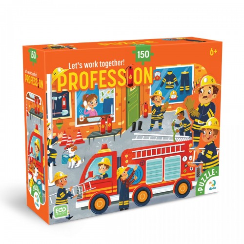 Пазл «Професії. Пожежник» (Dodo)