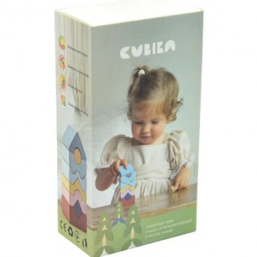 Развивающая игрушка "Пирамидка/Tower" (Cubika)