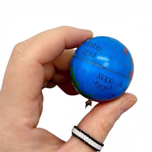 Брелок Глобус, металлический, 8 см (12 шт) (MiC)