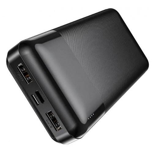 УМБ Power Bank Hoco J72A Easy travel 20000mAh Micro-USB/Type-C/2USB 2A Led индикатор (Чорний) (hoco)