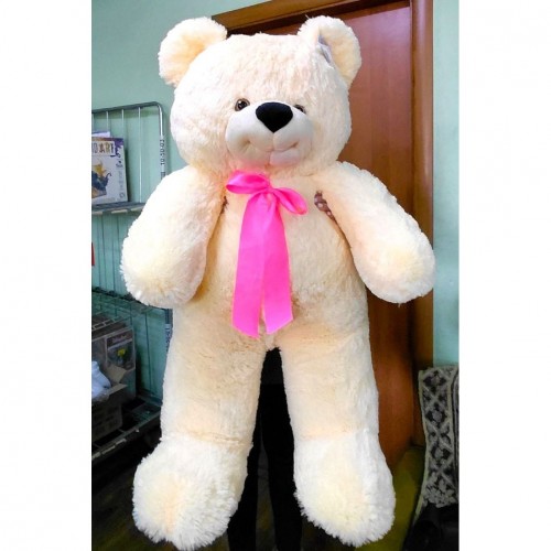 М'яка іграшка "Ведмідь Бонік" (1 м) КРЕМОВИЙ (Nikopol)