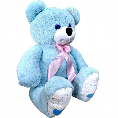 М'яка іграшка "Ведмідь Бонік" (1,5 м) БЛАКИТНИЙ (Nikopol)
