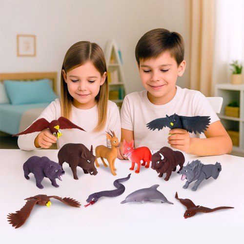 Стретч-игрушка в виде животного – ЖИВОТНЫЕ УКРАИНЫ (в диспл.) (sbabam)