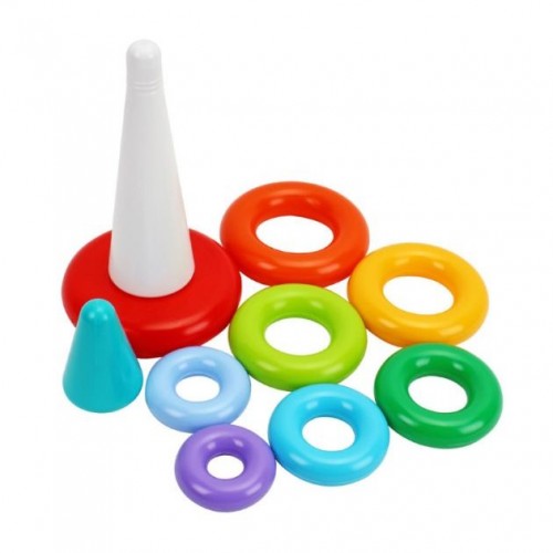 Іграшка «Пірамідка ТехноК» 31 см (9 елементів) (Technok Toys)