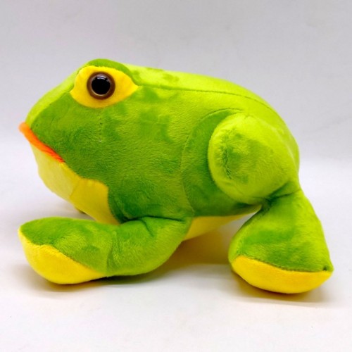 Мʼяка іграшка "Жабеня Квакуша", 16 см (САЛАТОВА) (Nikopol)