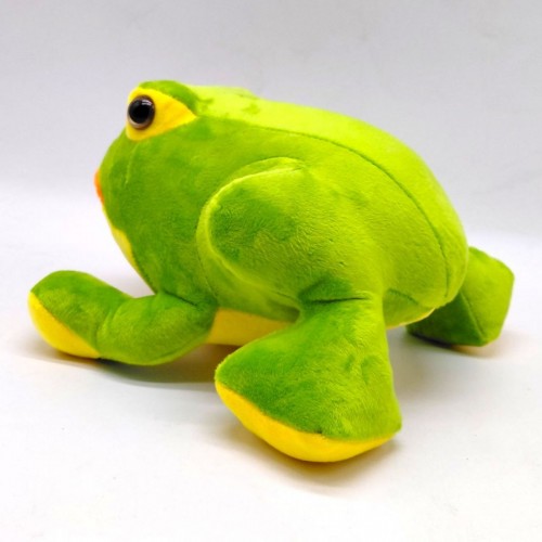 Мʼяка іграшка "Жабеня Квакуша", 16 см (САЛАТОВА) (Nikopol)