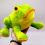 Мʼяка іграшка "Жабеня Квакуша", 16 см (САЛАТОВА) (Nikopol)