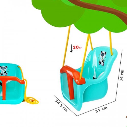 Гойдалка підвісна, блакитна (Технок)