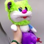 Мʼяка іграшка "Коротишка кіт", 14х20х24 (ЗЕЛЕНИЙ) (Nikopol)