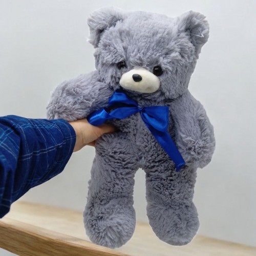 Мʼяка іграшка "Ведмедик Бонік" 55 см (60 за стандартом), Сірий (Nikopol)