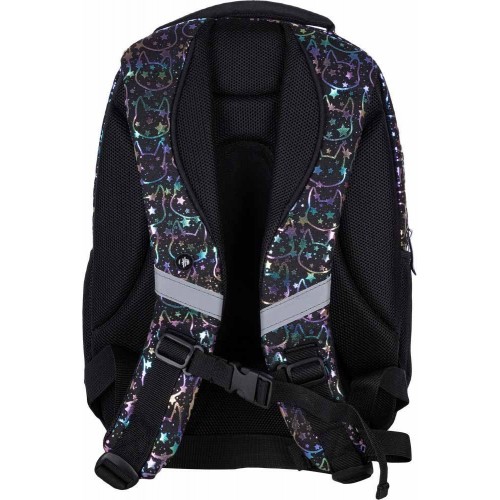 Рюкзак Hash Neon kitty з голографічним ефектом (МІС)