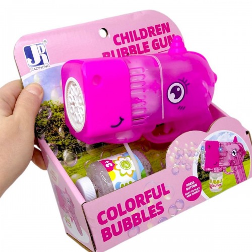 Мыльные пузыри (батар. пистолет, свет, короб. 20*10*20 см) (MiC)