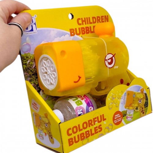 Мыльные пузыри (пистолет, свет), короб. 20*10*20 см (JIADIHONG)